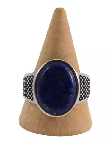 Bague argent homme 7 lapis...