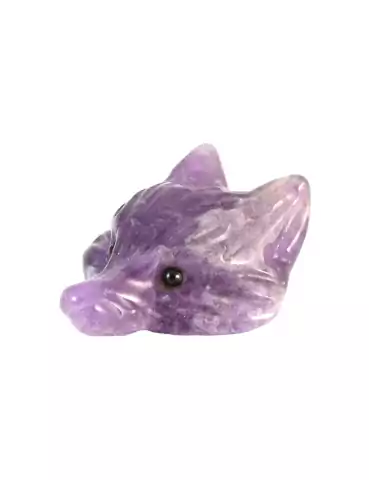 Amethyst Fox Pendant