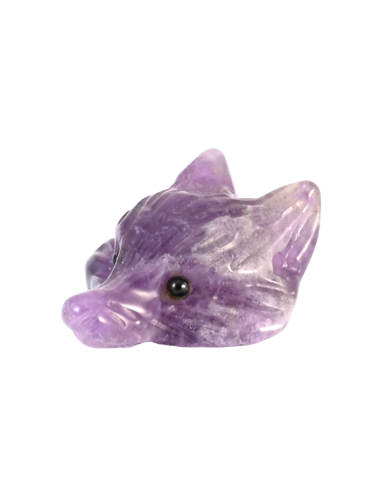 Amethyst Fox Pendant