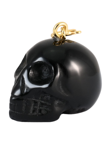 Copy of Black Obsidian Skull Pendant