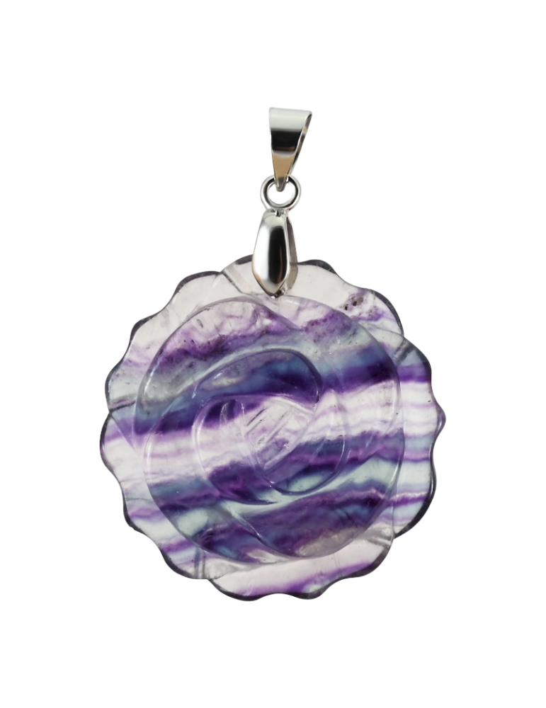 Pendente Fiore di Fluorite