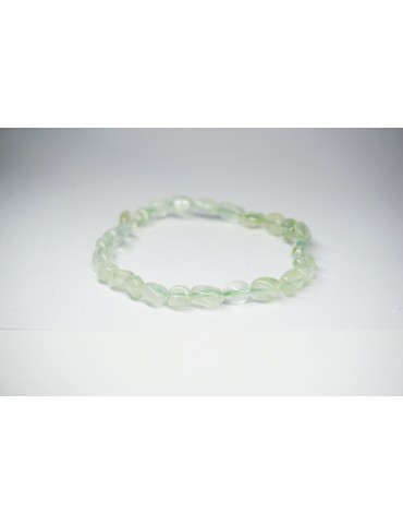 Bracciale con piccola pietra di prehnite