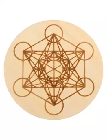 set of 5 wooden Metatron