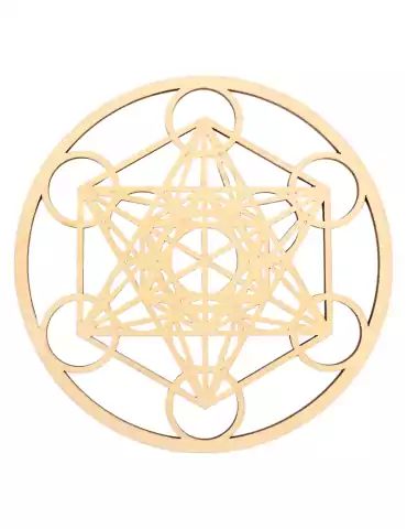 Metatron open in wood set of 5