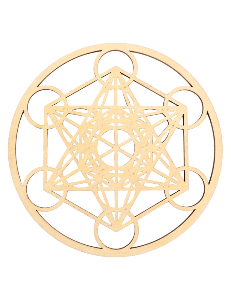 Metatron aperta in legno set di 5