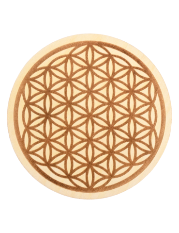 Flower of Life in wood set of 5