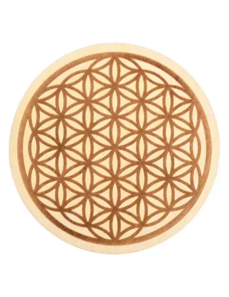 Flower of Life in wood set of 5