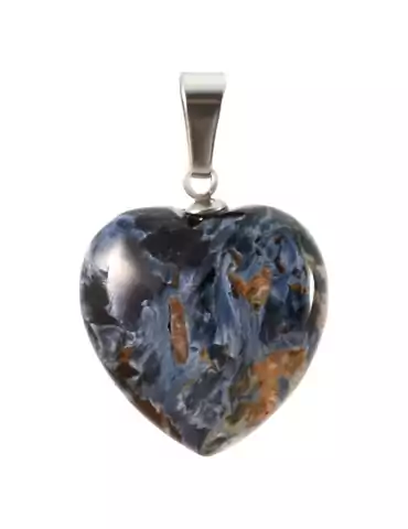 Pendentif coeur pietersite