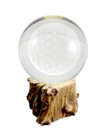 3D Sphère fleur de vie lampe