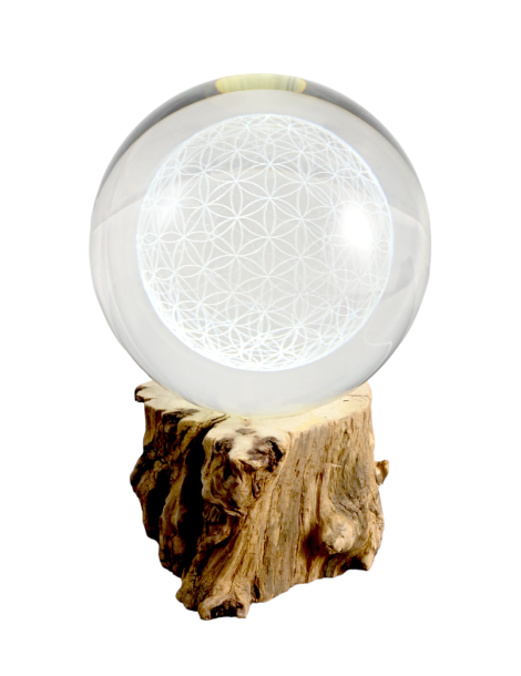 3D Sphère fleur de vie lampe