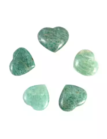 Coeur 4 cm amazonite A