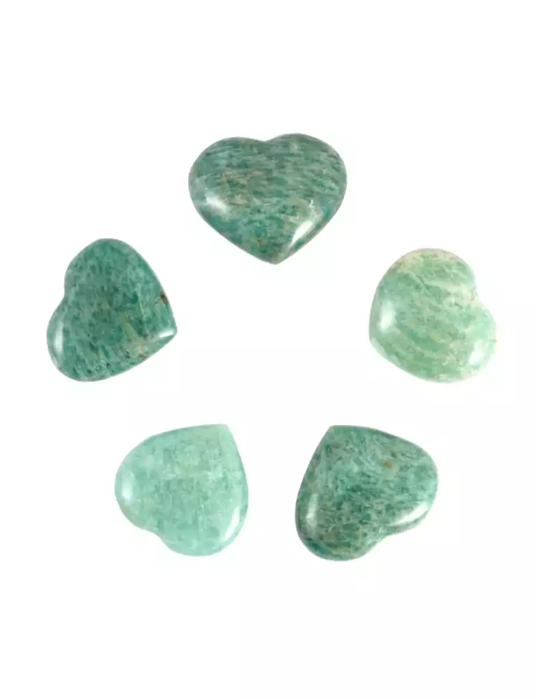 4 cm Amazonite Heart A