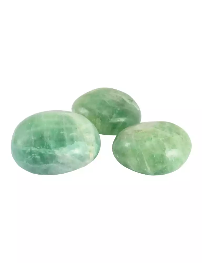 Green Fluorite Pebbles A