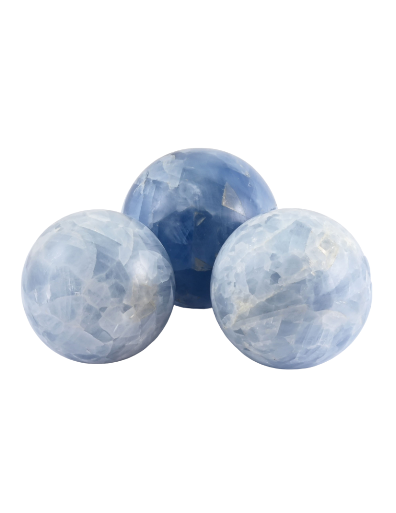 Sfera di Calcite blu A