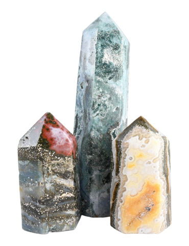 smoked rock crystal prism