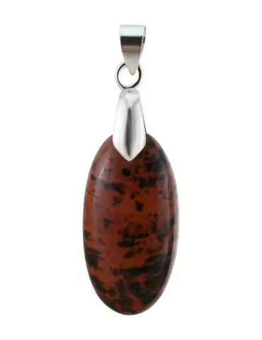 Mahogany Obsidian Pendant A