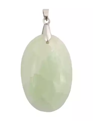 Colgante de calcita verde AB