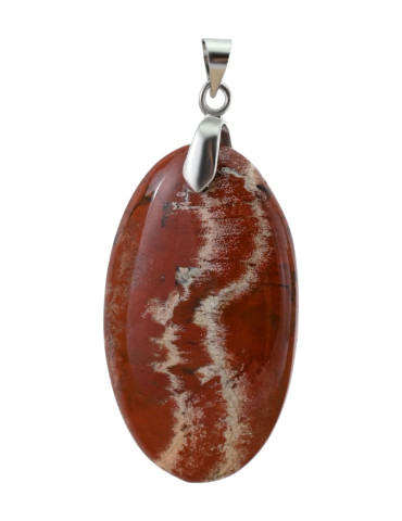 AA Striped Red Jasper Pendant