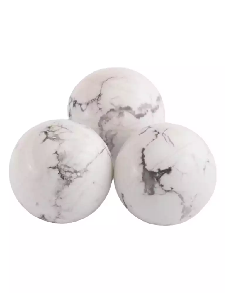 Billes howlite 2,5 cm