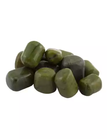 Jade Pakistán piedras rodadas AB