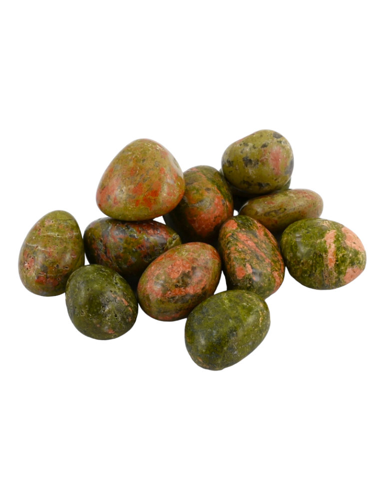 Unakite tumbled stones A