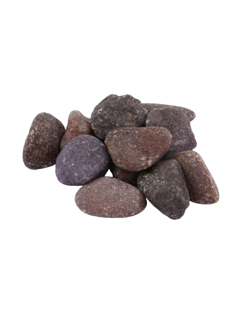 AB tumbled lepidolite stones