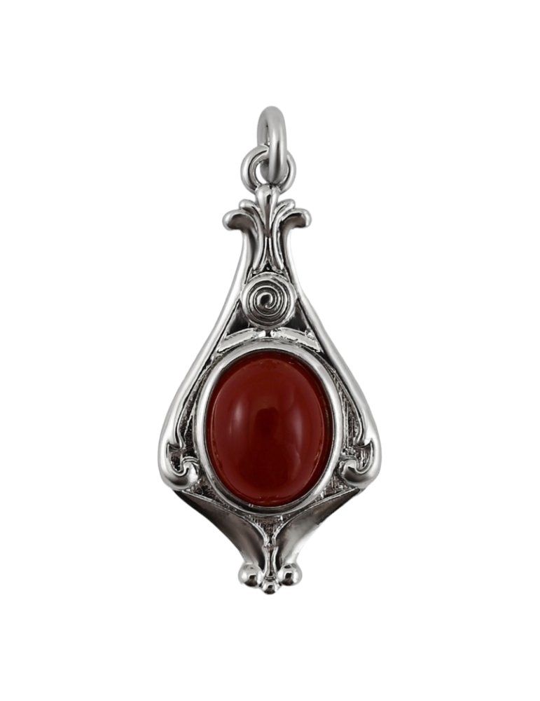 Baroque Carnelian Pendant