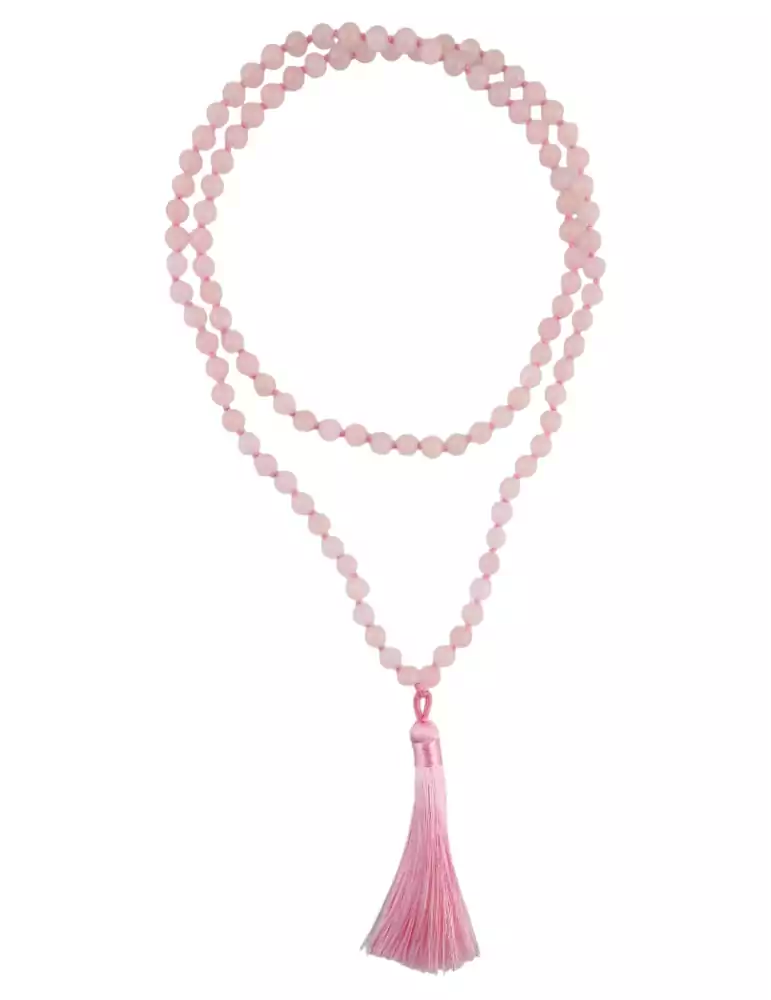 Rose Quartz Mala 108 beads