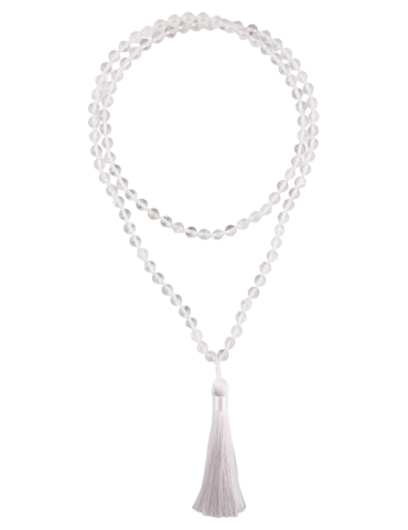 Mala Cristal de quartz 108 perles