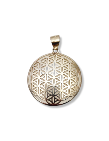 925 silver flower of life