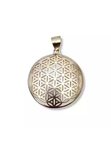 925 silver flower of life