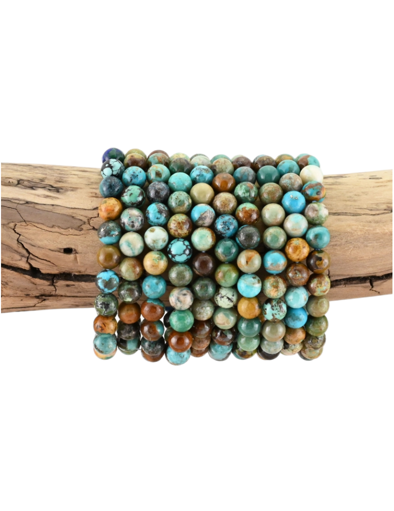 Armband turquoise Arizona kralen AA