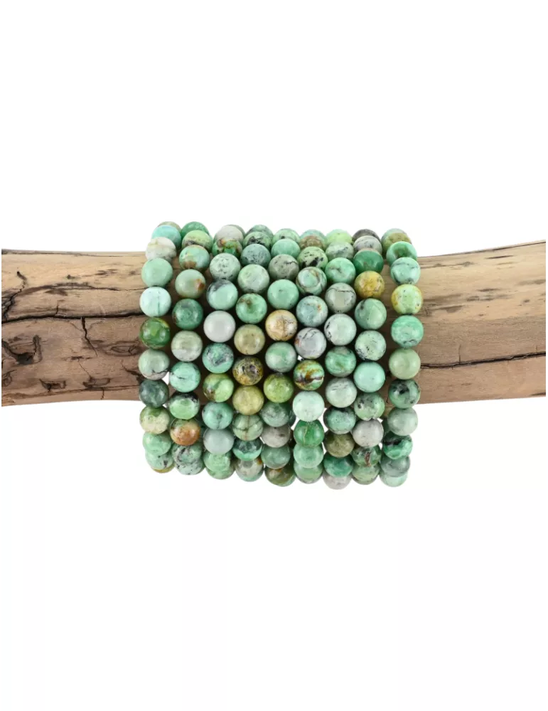 AAA variscite bead bracelet