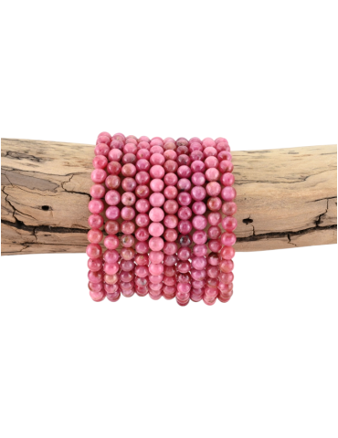 Bracelet rhodonite USA perles AAA