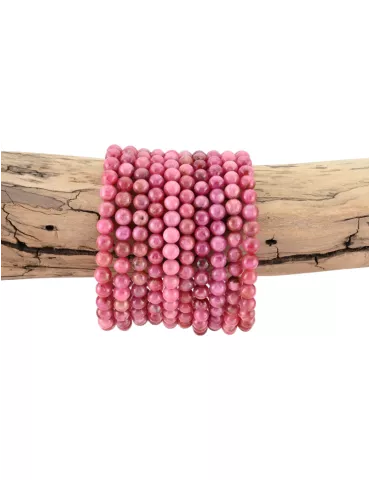 Bracelet rhodonite USA perles AAA