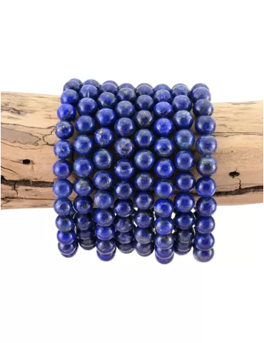 Bracelet lapis lazuli perles AA