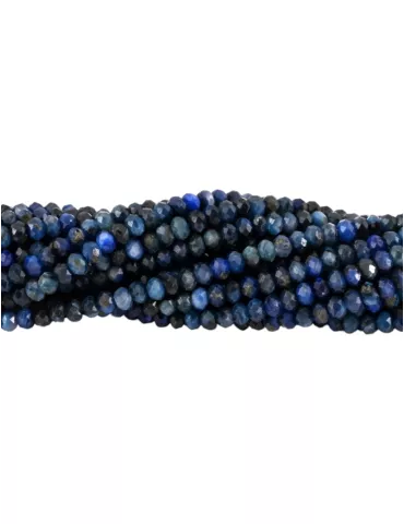 Cyanite faceted bead thread A