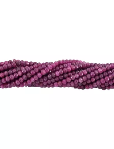 Ruby A faceted bead thread