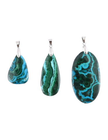 AA Chrysocolla Malachite Pendant