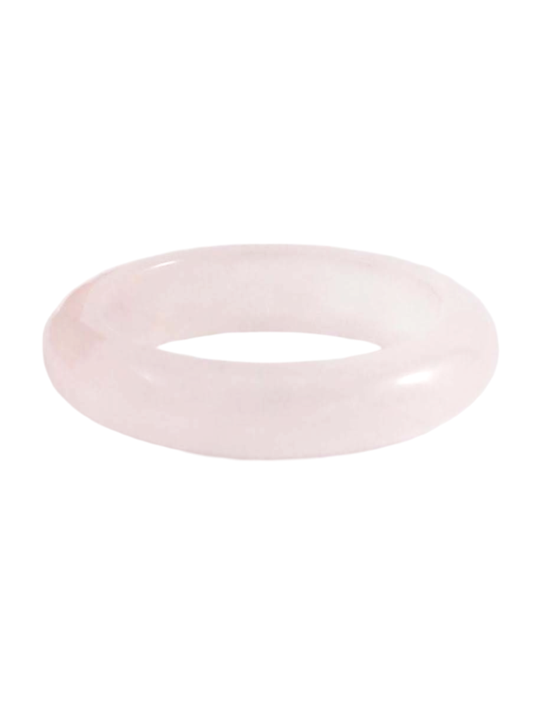 Rosenquarzring x10