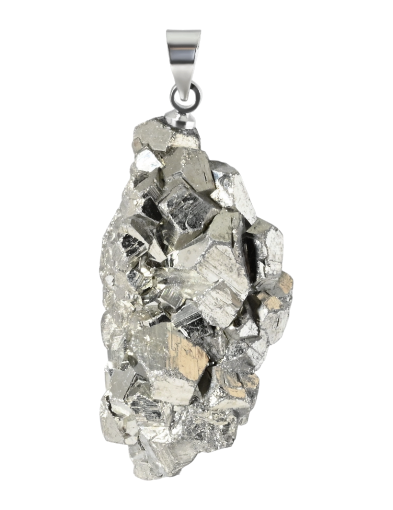 Rough AA Pyrite Pendant