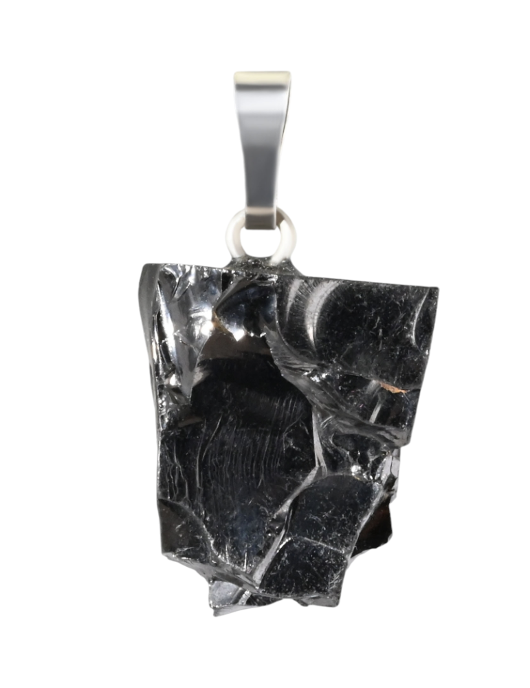 Raw Shungite Pendant A
