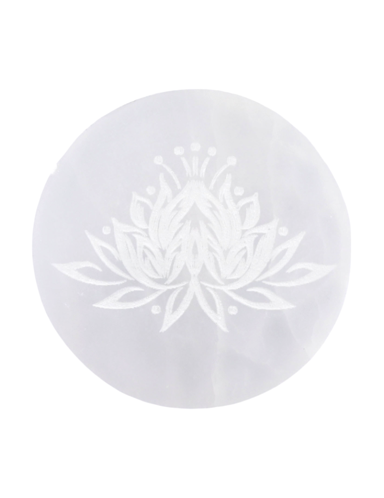 Lotus flower selenite