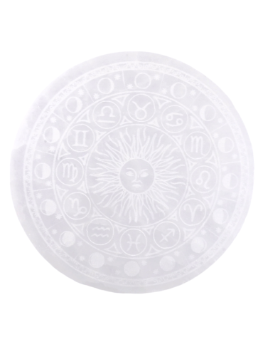 Selenite Zodiac