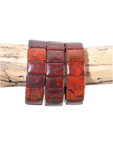 Red Jasper Rectangle Bracelet A