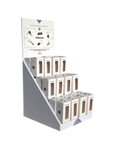 Counter display for clocks with tiers - 24 pieces