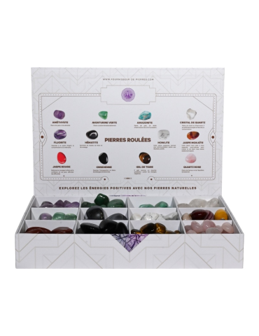 Pebble display - 12 compartments