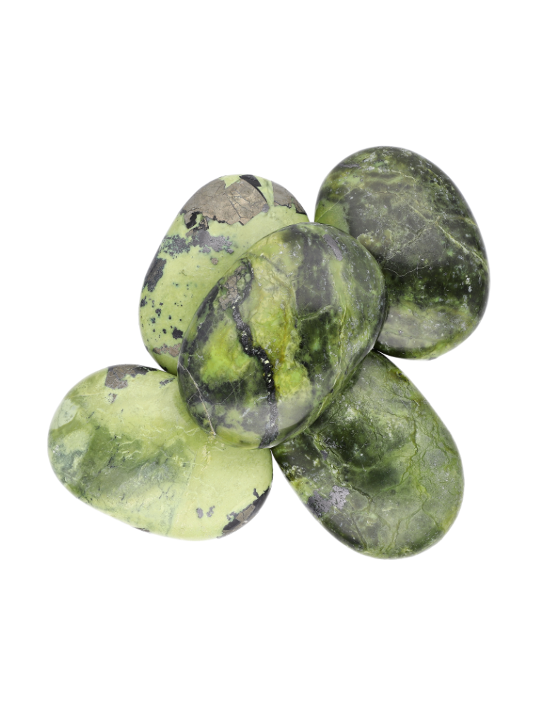 Serpentin-Kieselsteine