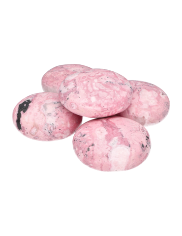 Ronde rhodoniet stenen