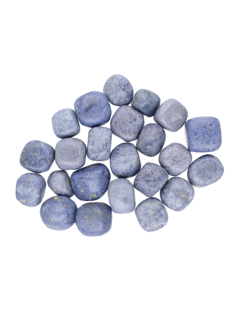 Dumortierite pedras roladas